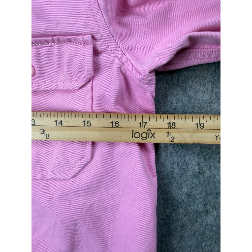 Calvin Klein Jeans Womens Pink Denim Western Button Down Shirt XS Long Sleeve - Picture 3 of 5